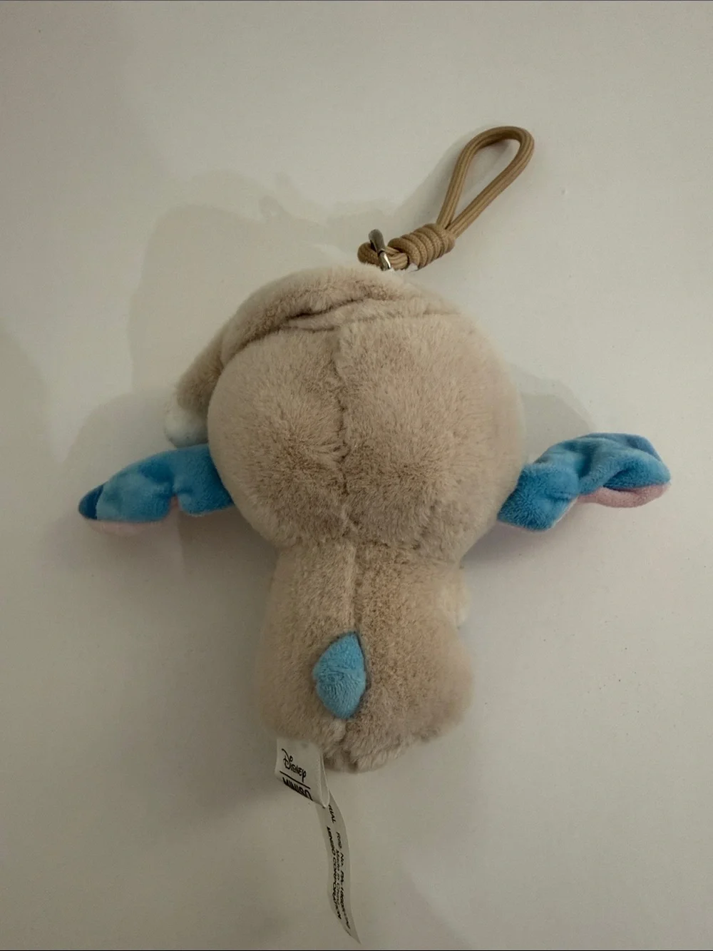 Disney Miniso Stitch Eat Something Before Sleep Keychain Plush